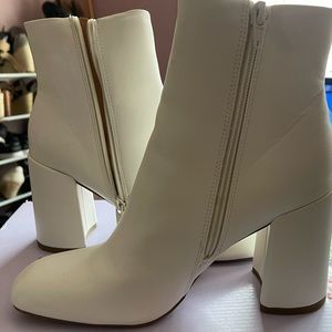 Madden girl white boots